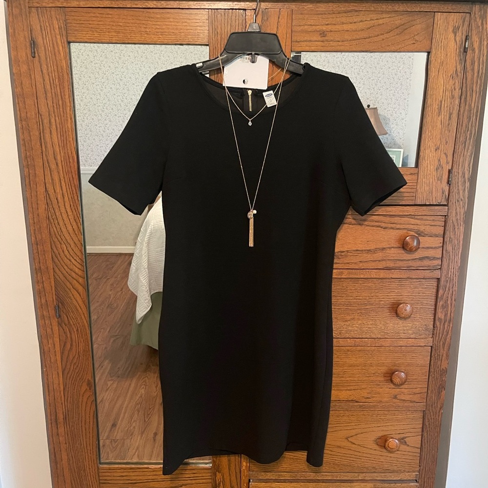 Little Black Dress With Short Sleeves